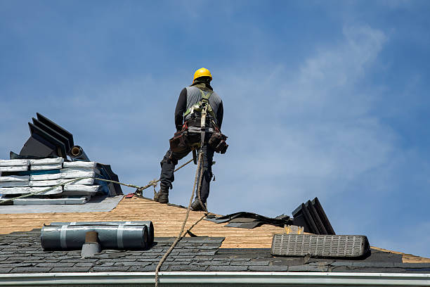 Professional Roof Replacement technician working in Talmage, NE